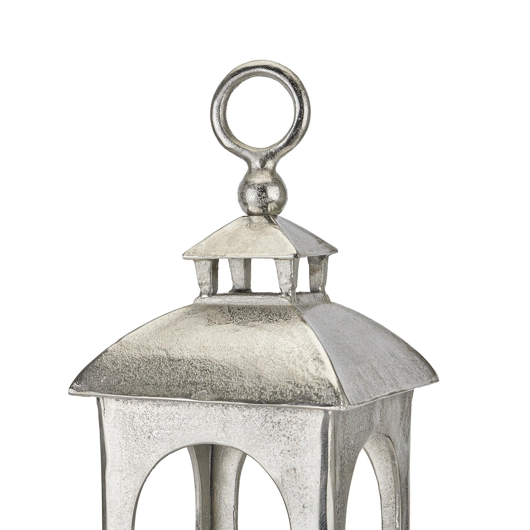 Farrah Collection Cast Aluminium Loop Top Lantern - Eudemonia Home Goods