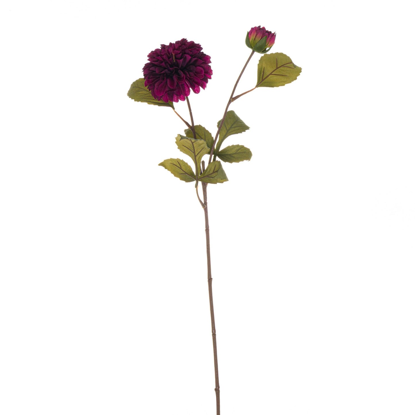 Deep Purple Dahlia Stem - Eudemonia Home Goods