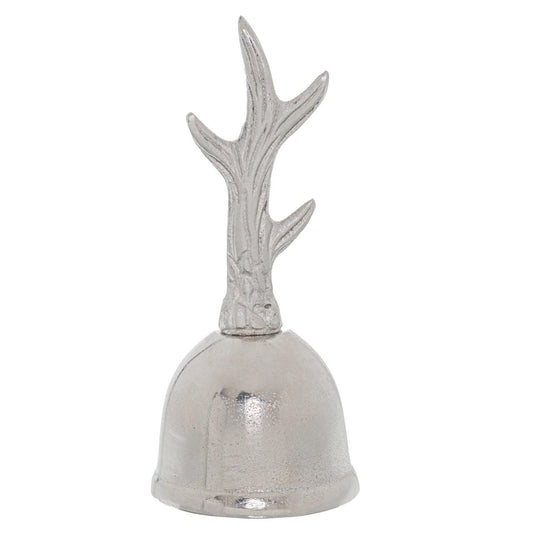 Silver Antler Desk Bell - Eudemonia Home Goods