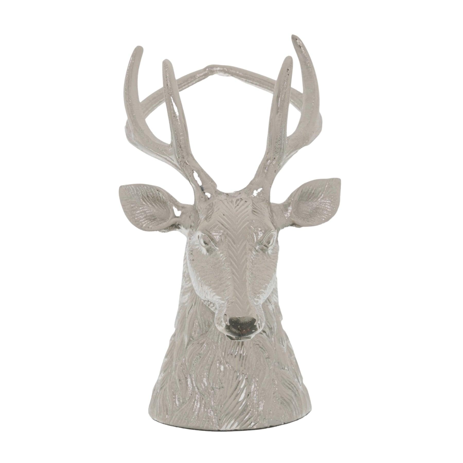 Silver Stag Wine Bottle Holder - Eudemonia Home Goods