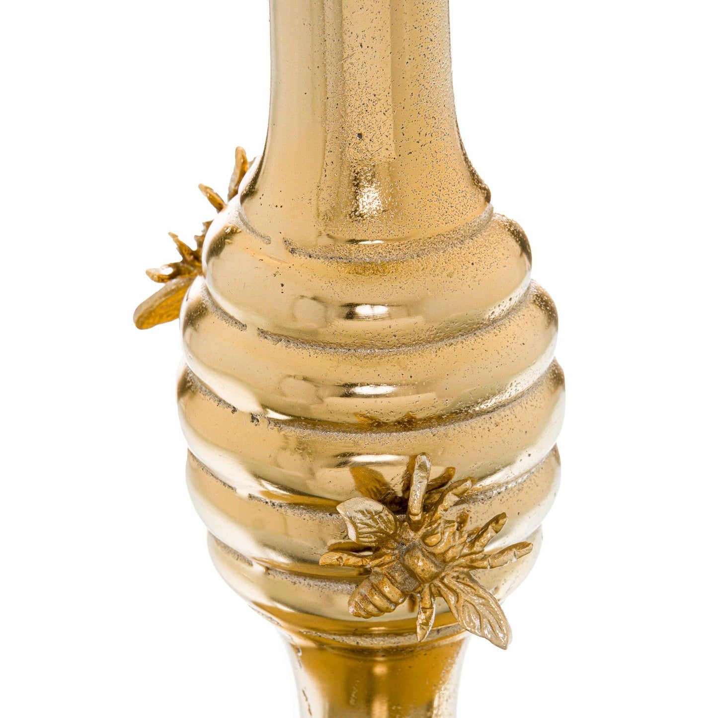 Honey Bee Side Table With Marble Top - Eudemonia Home Goods