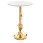 Honey Bee Side Table With Marble Top - Eudemonia Home Goods