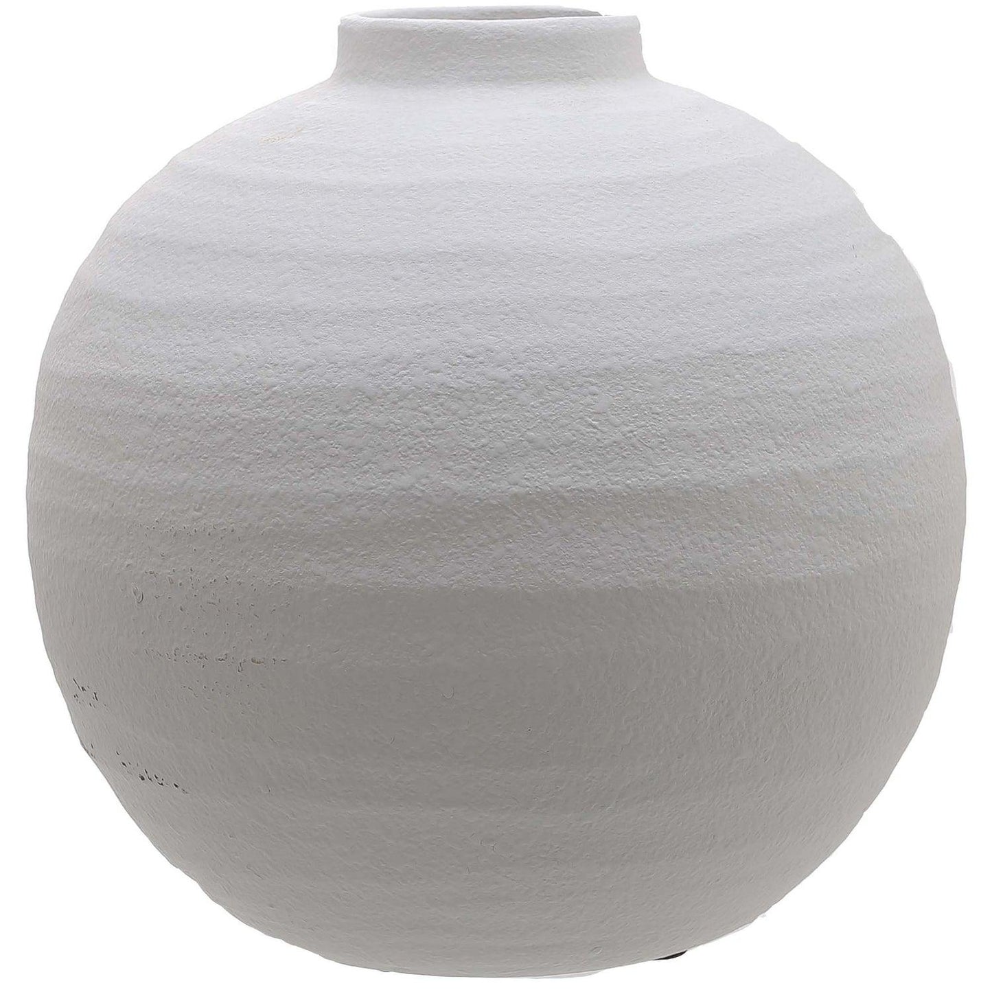 Tiber Matt White Ceramic Vase - Eudemonia Home Goods