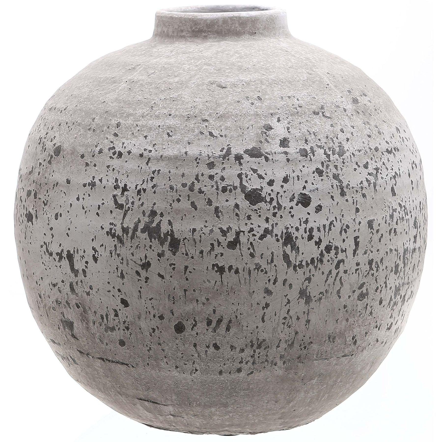 Tiber Stone Ceramic Vase - Eudemonia Home Goods