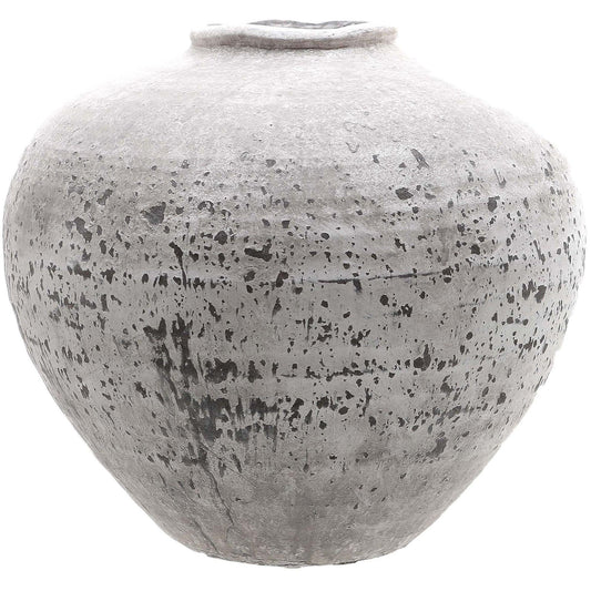 Regola Large Stone Ceramic Vase - Eudemonia Home Goods