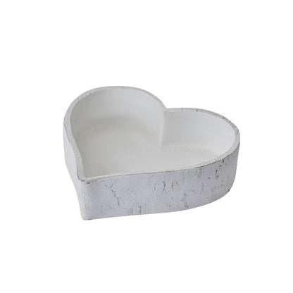 Set Of Three Large Matt White Ceramic Dishes - Eudemonia Home Goods