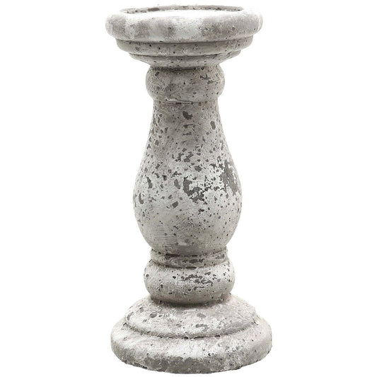 Small Stone Ceramic Candle Holder - Eudemonia Home Goods