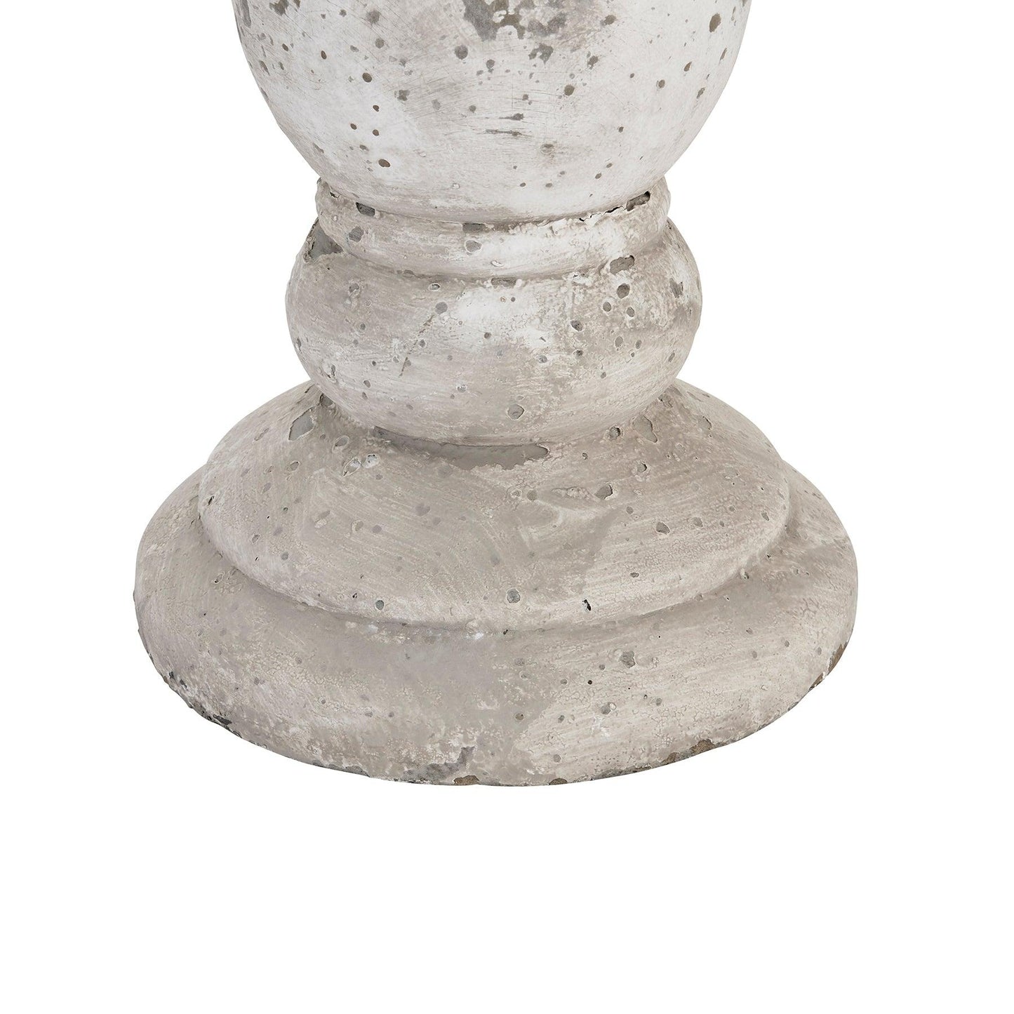 Large Stone Ceramic Candle Holder - Eudemonia Home Goods