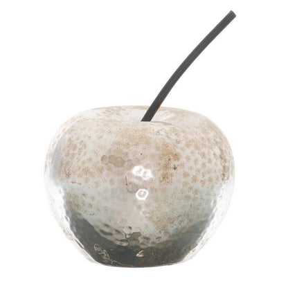 Small Silver Apple Ornament - Eudemonia Home Goods