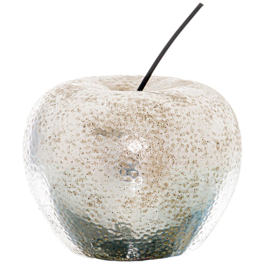 Large Silver Apple Ornament - Eudemonia Home Goods