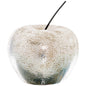 Large Silver Apple Ornament - Eudemonia Home Goods