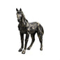 Large Bronze Horse Figurine - Eudemonia Home Goods