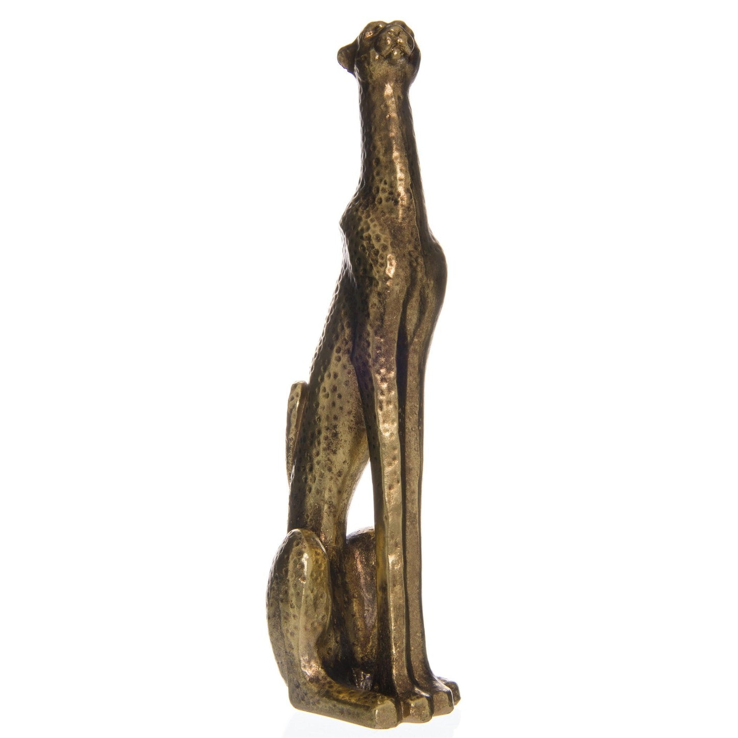 Gold Leopard Standing Ornament - Eudemonia Home Goods
