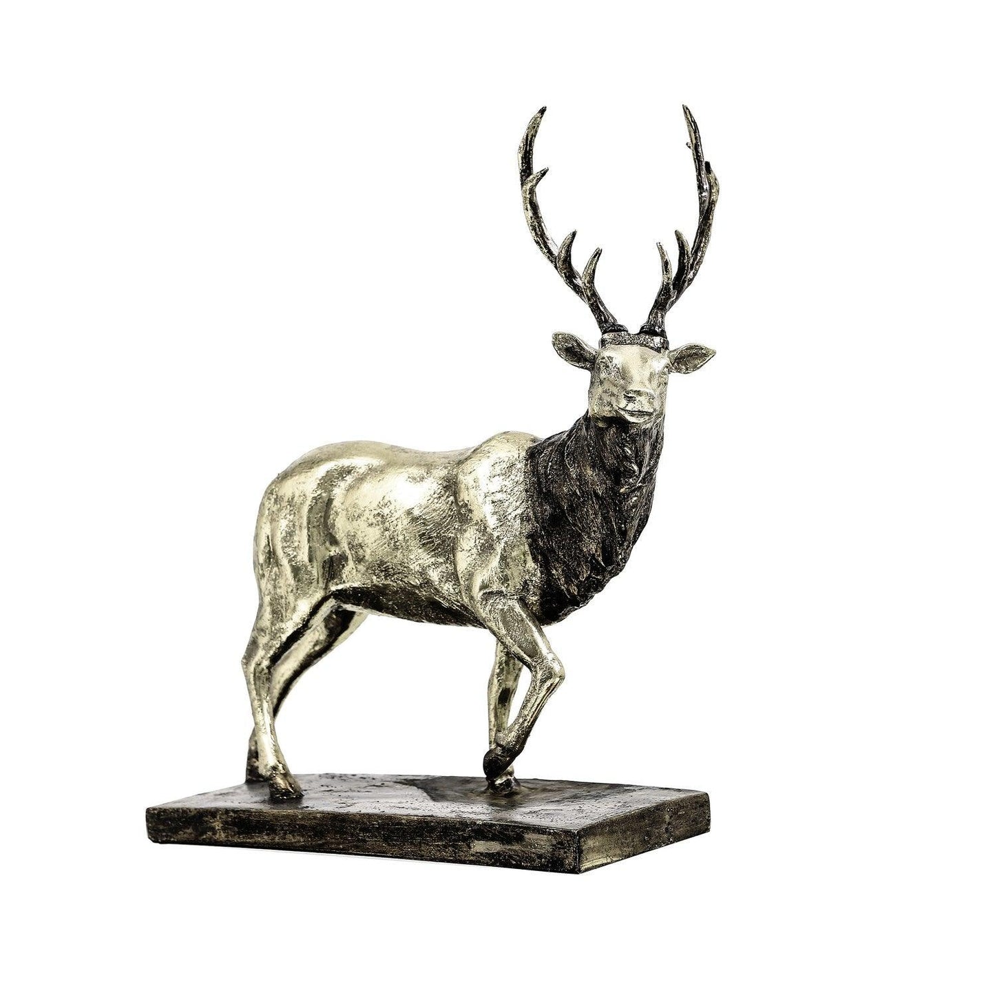Large Gold Stag Ornament - Eudemonia Home Goods