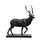 Large Black Stag Ornament - Eudemonia Home Goods