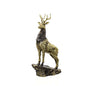 Large Gold Standing Stag Ornament - Eudemonia Home Goods