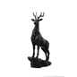 Large Black Standing Stag Ornament - Eudemonia Home Goods