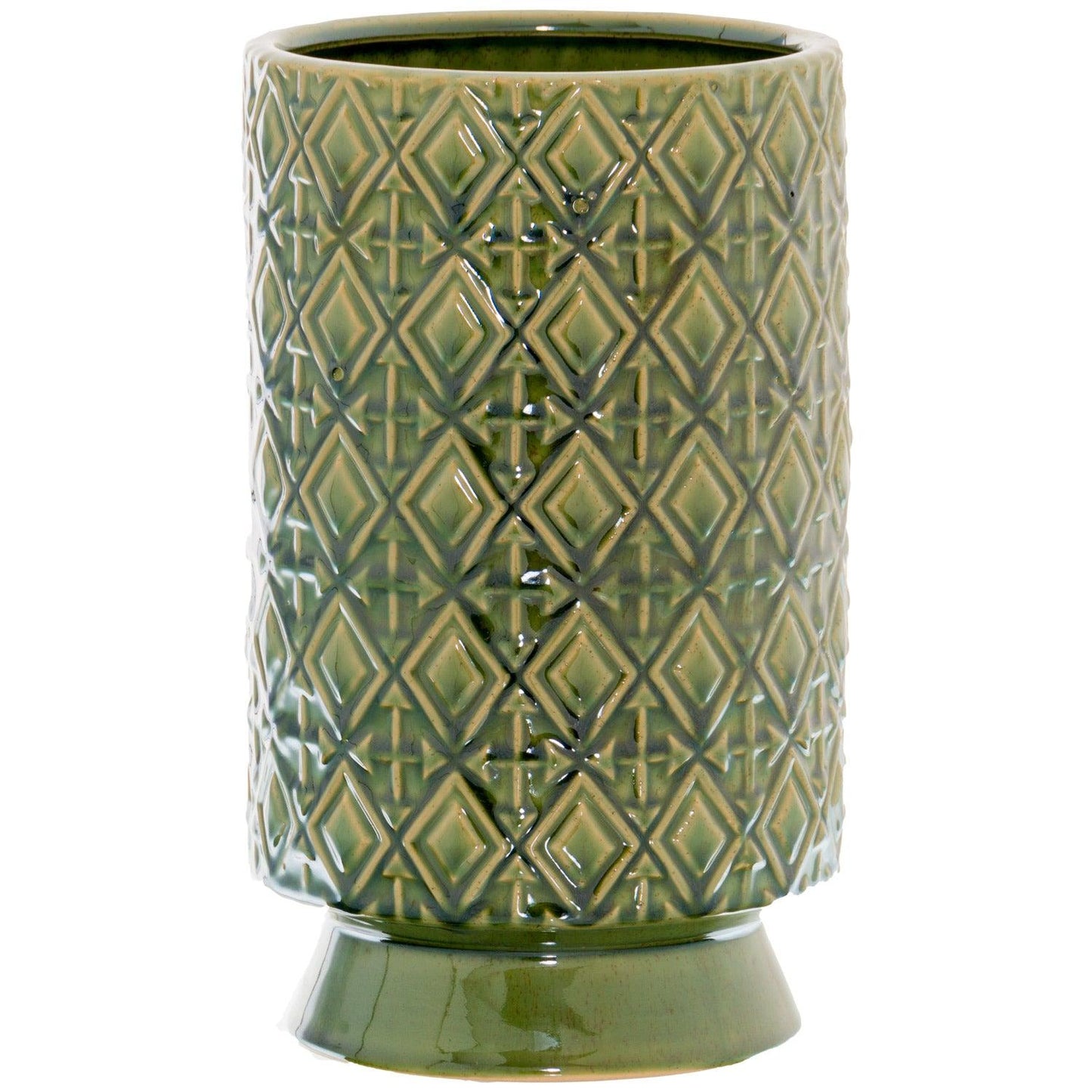 Seville Collection Olive Paragon Vase - Eudemonia Home Goods