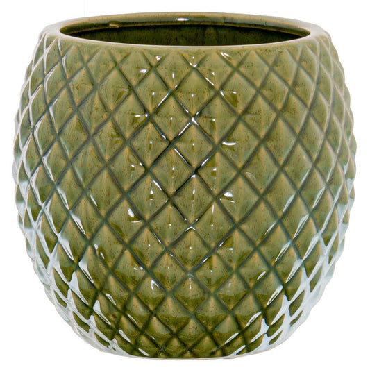 Seville Collection Olive Diamond Planter - Eudemonia Home Goods