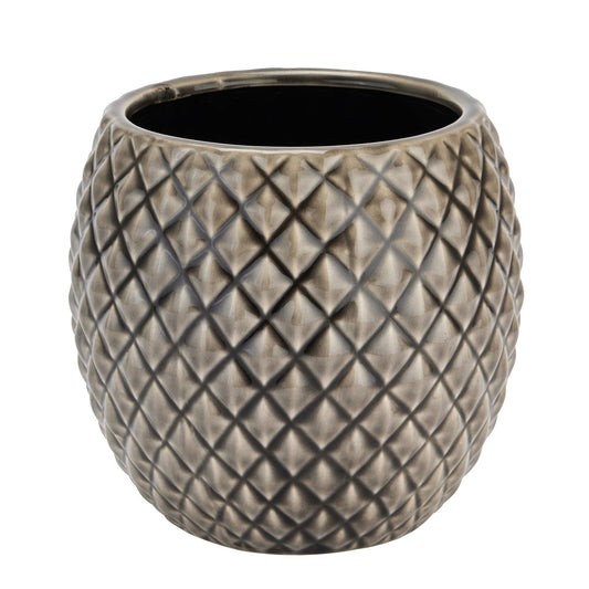 Seville Collection Grey Diamond Planter - Eudemonia Home Goods