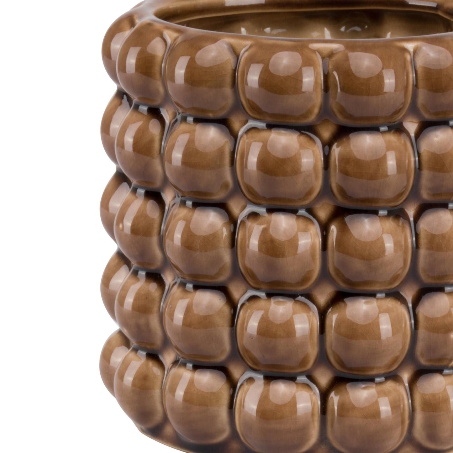 Seville Collection Caramel Bubble Planter - Eudemonia Home Goods