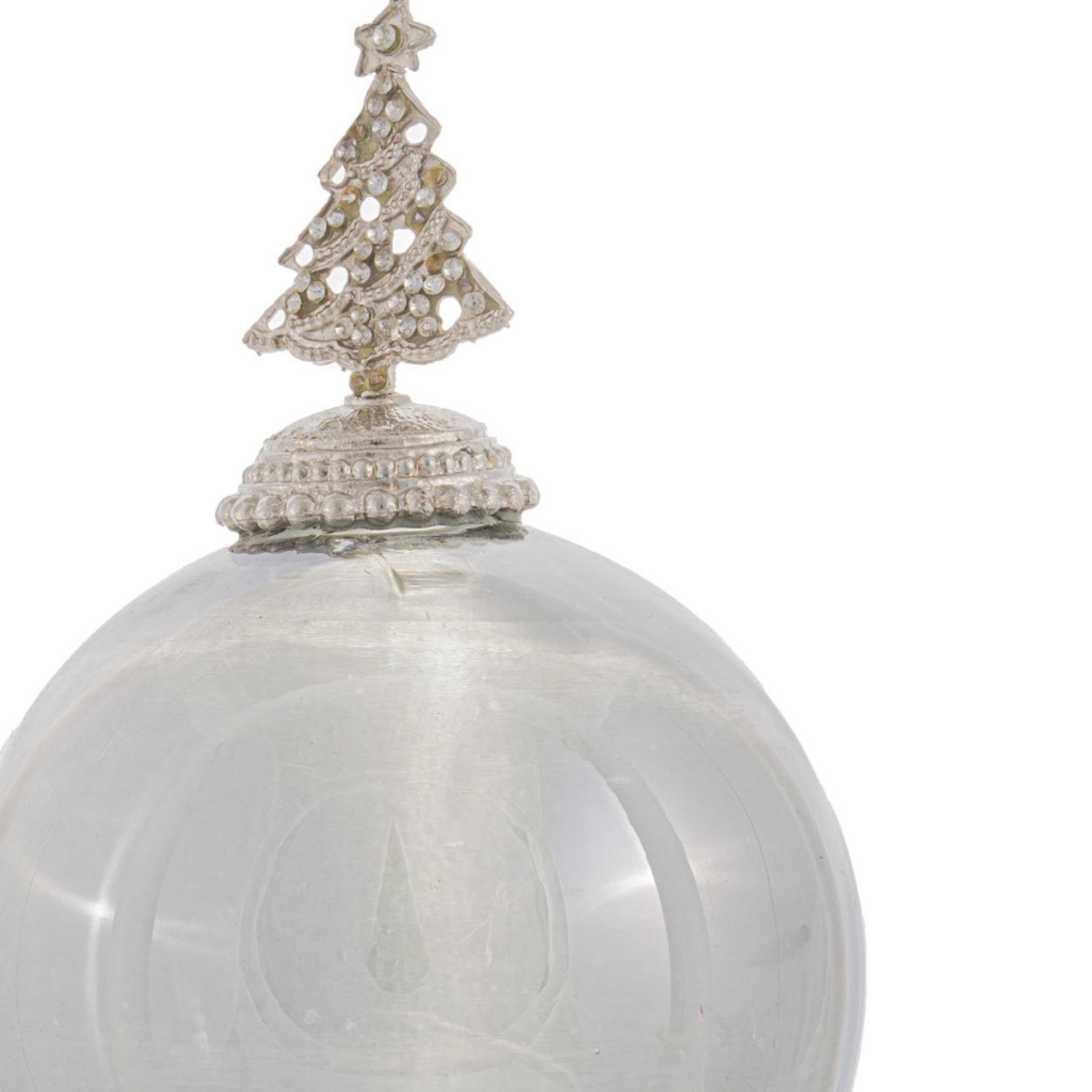 The Noel Collection Smoked Midnight Tree Top Bauble - Eudemonia Home Goods