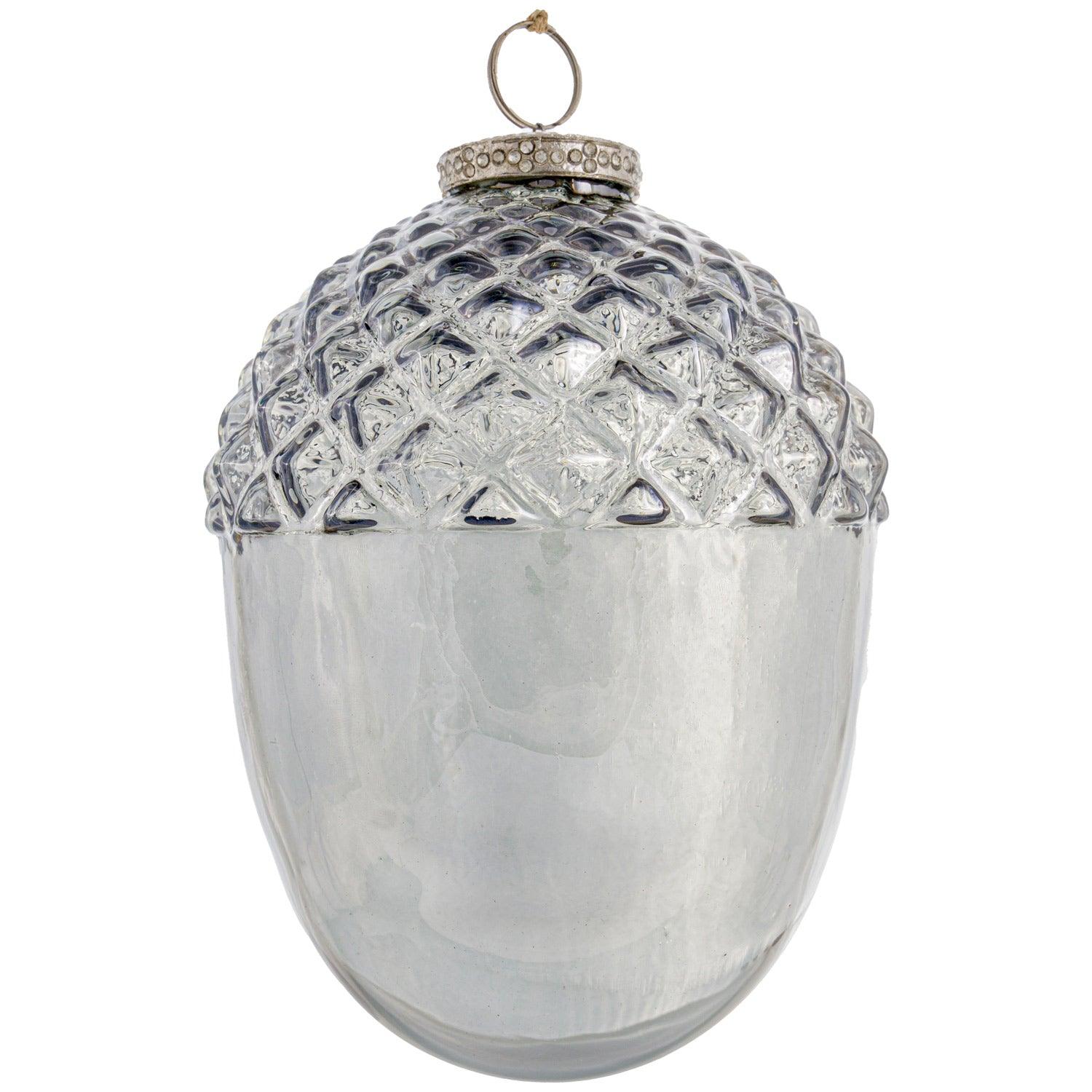 The Noel Collection Smoked Midnight Xl Acorn Decoration - Eudemonia Home Goods