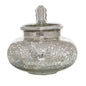 Small Silver Squat Trinket Jar - Eudemonia Home Goods