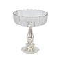 Medium Fluted Glass Display Bowl - Eudemonia Home Goods