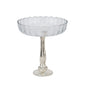 Large Fluted Glass Display Bowl - Eudemonia Home Goods