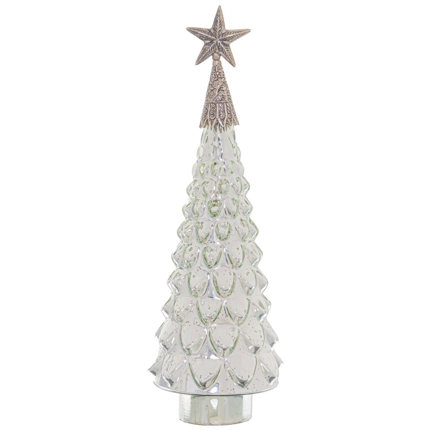 Noel Collection Textured Star Topped Decorative Tree - Eudemonia Home Goods