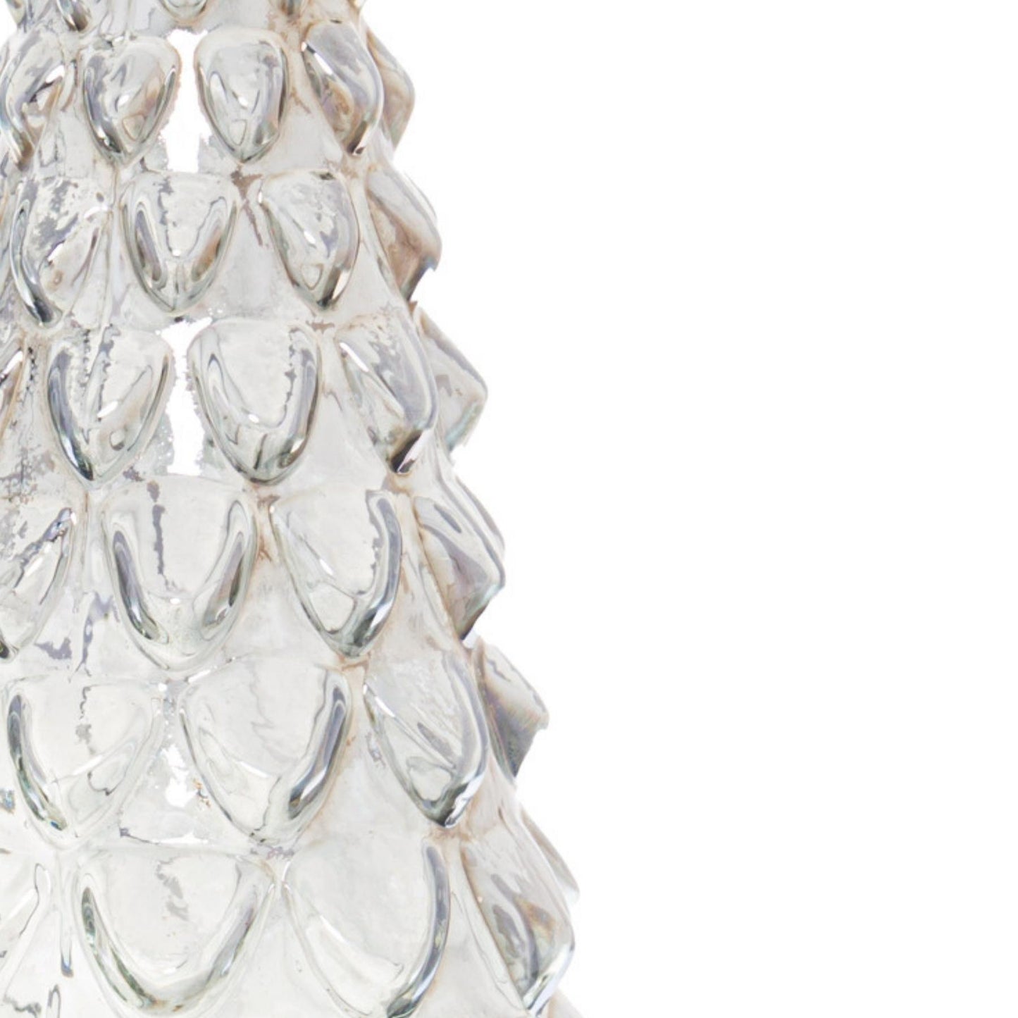 Noel Collection Large Smoked Midnight Glass Decorative Tree - Eudemonia Home Goods