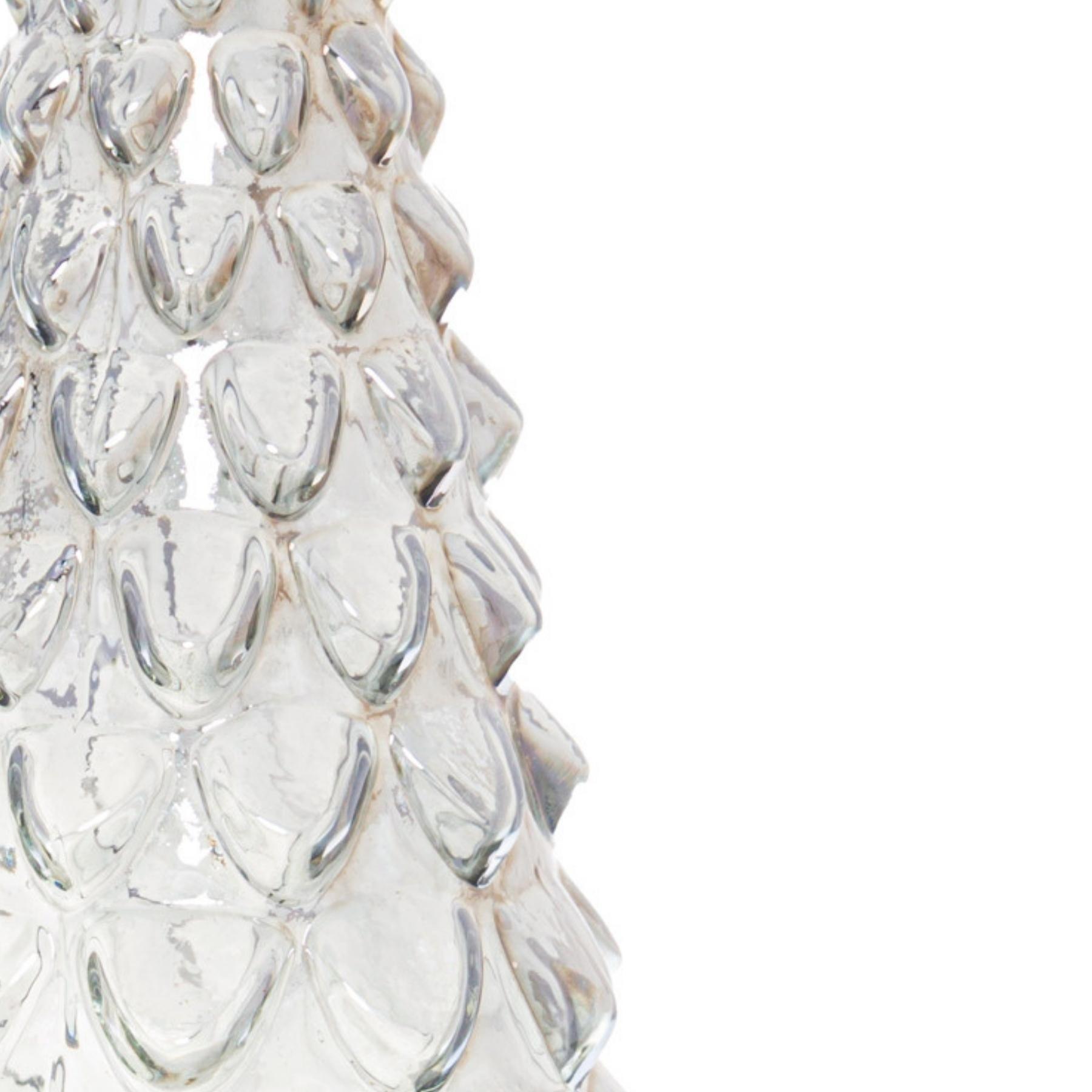 Noel Collection Large Smoked Midnight Glass Decorative Tree - Eudemonia Home Goods