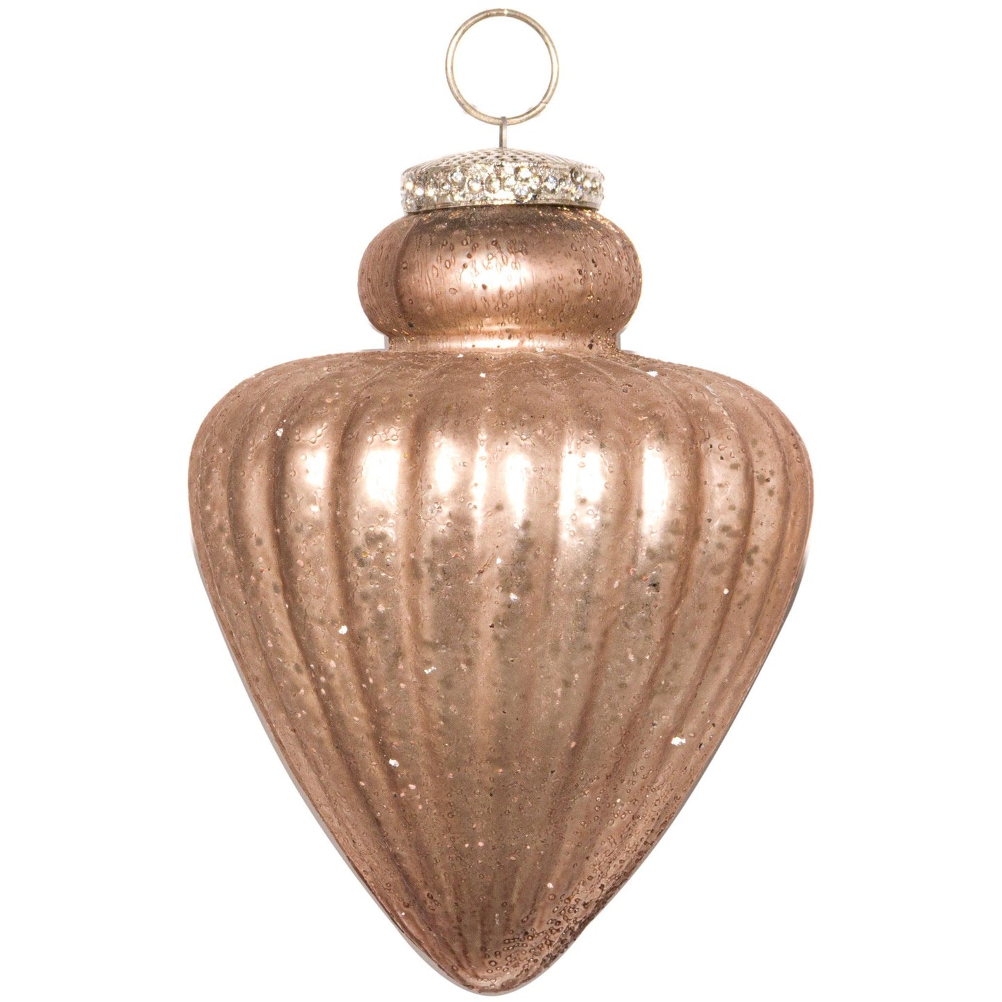 The Noel Collection Venus Fluted Teardrop Bauble - Eudemonia Home Goods