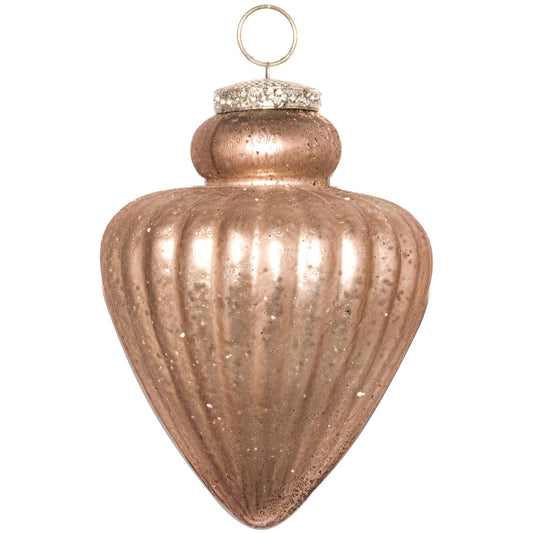 The Noel Collection Venus Fluted Teardrop Bauble - Eudemonia Home Goods