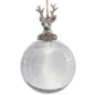 The Noel Collection Smoked Midnight Stag Top Bauble - Eudemonia Home Goods