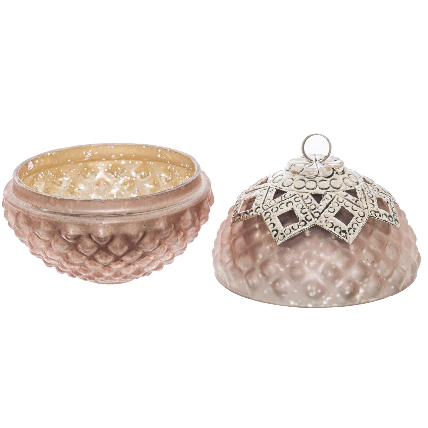 The Noel Collection Venus Diamond Crested Trinket Bauble - Eudemonia Home Goods