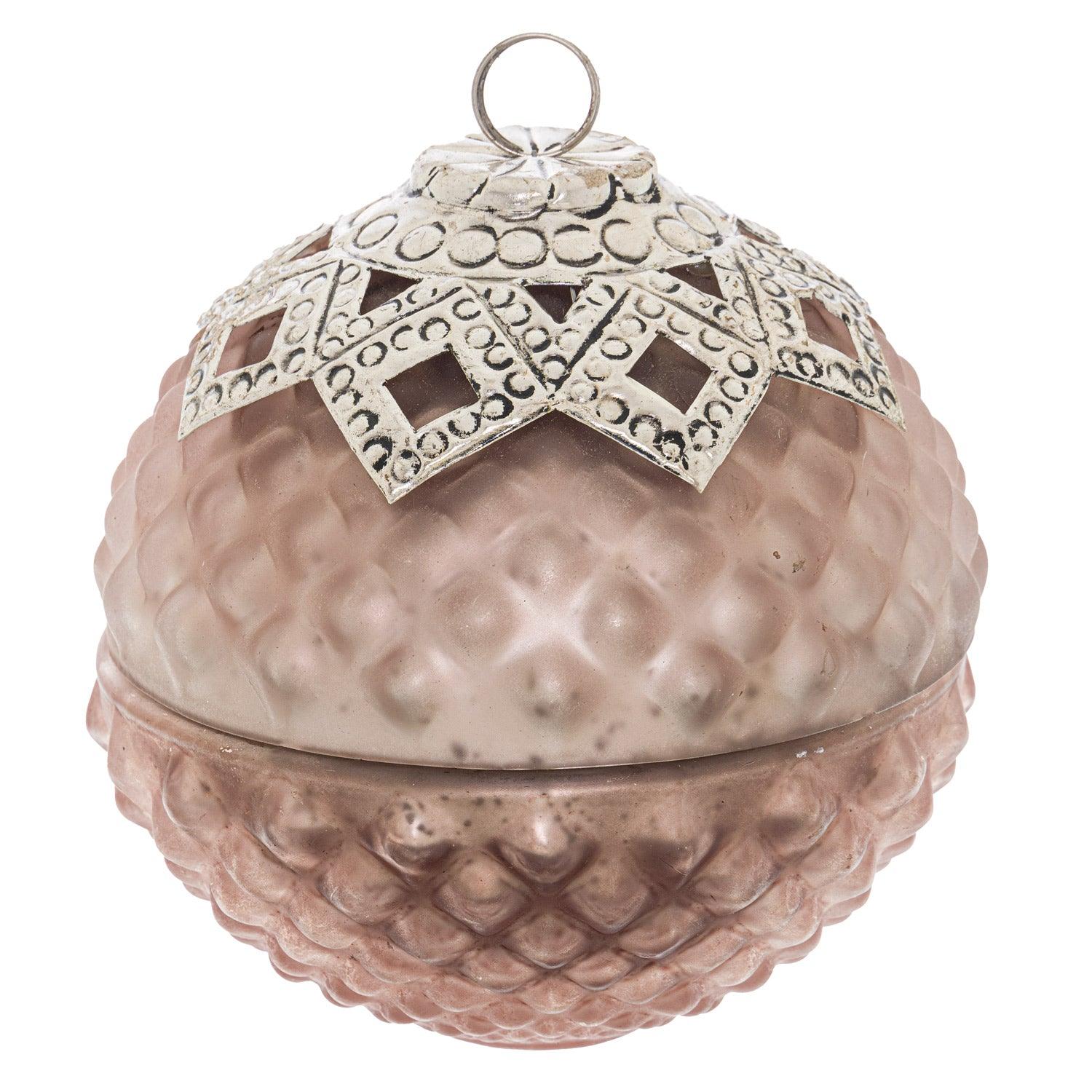 The Noel Collection Venus Diamond Crested Trinket Bauble - Eudemonia Home Goods