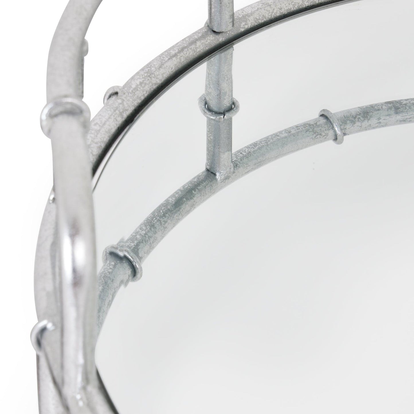 Silver Round Drinks Trolley - Eudemonia Home Goods