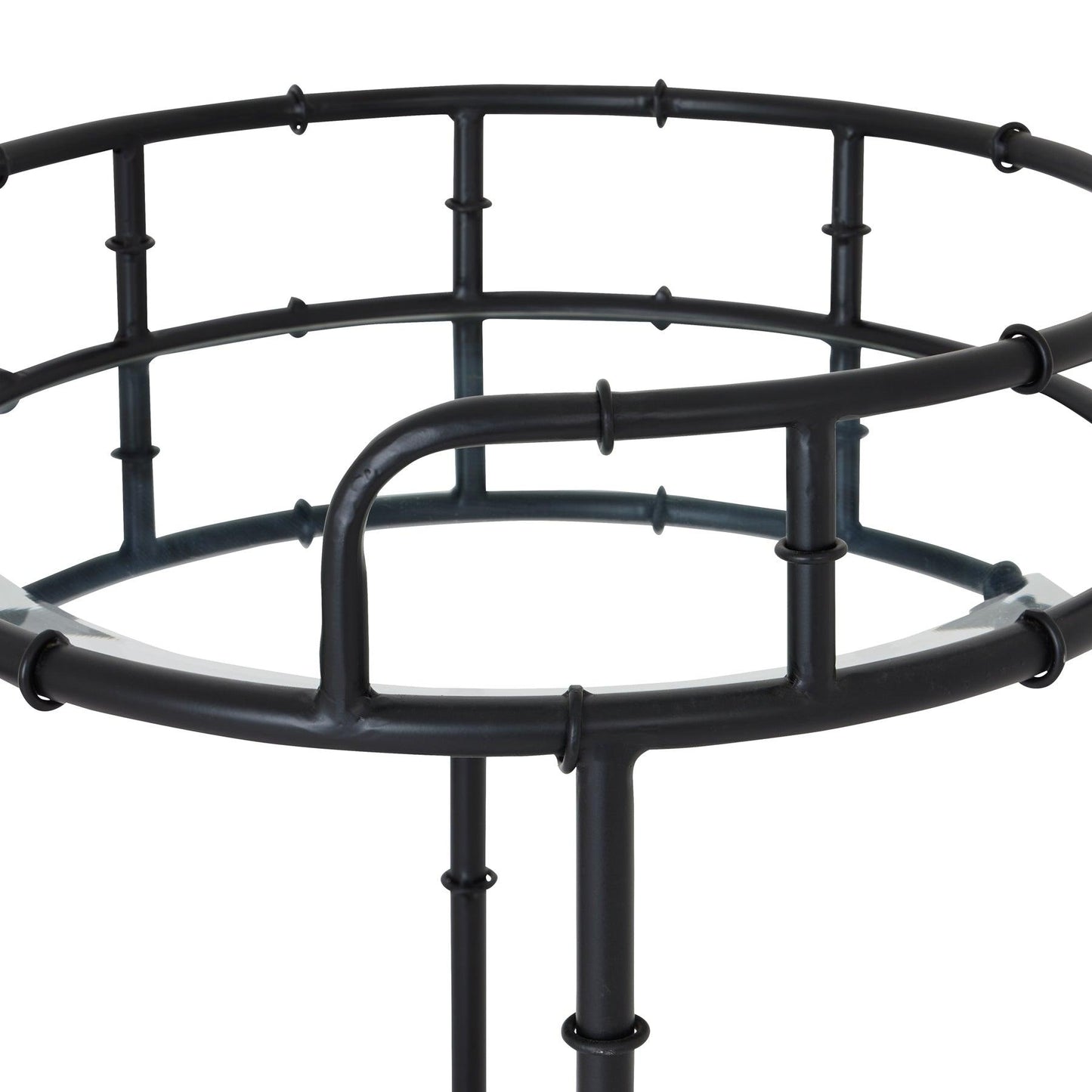 Black Round Drinks Trolley - Eudemonia Home Goods