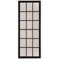 Tall Black Wooden Window Mirror - Eudemonia Home Goods