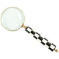 Large Checkered Magnifying Glass - Eudemonia Home Goods