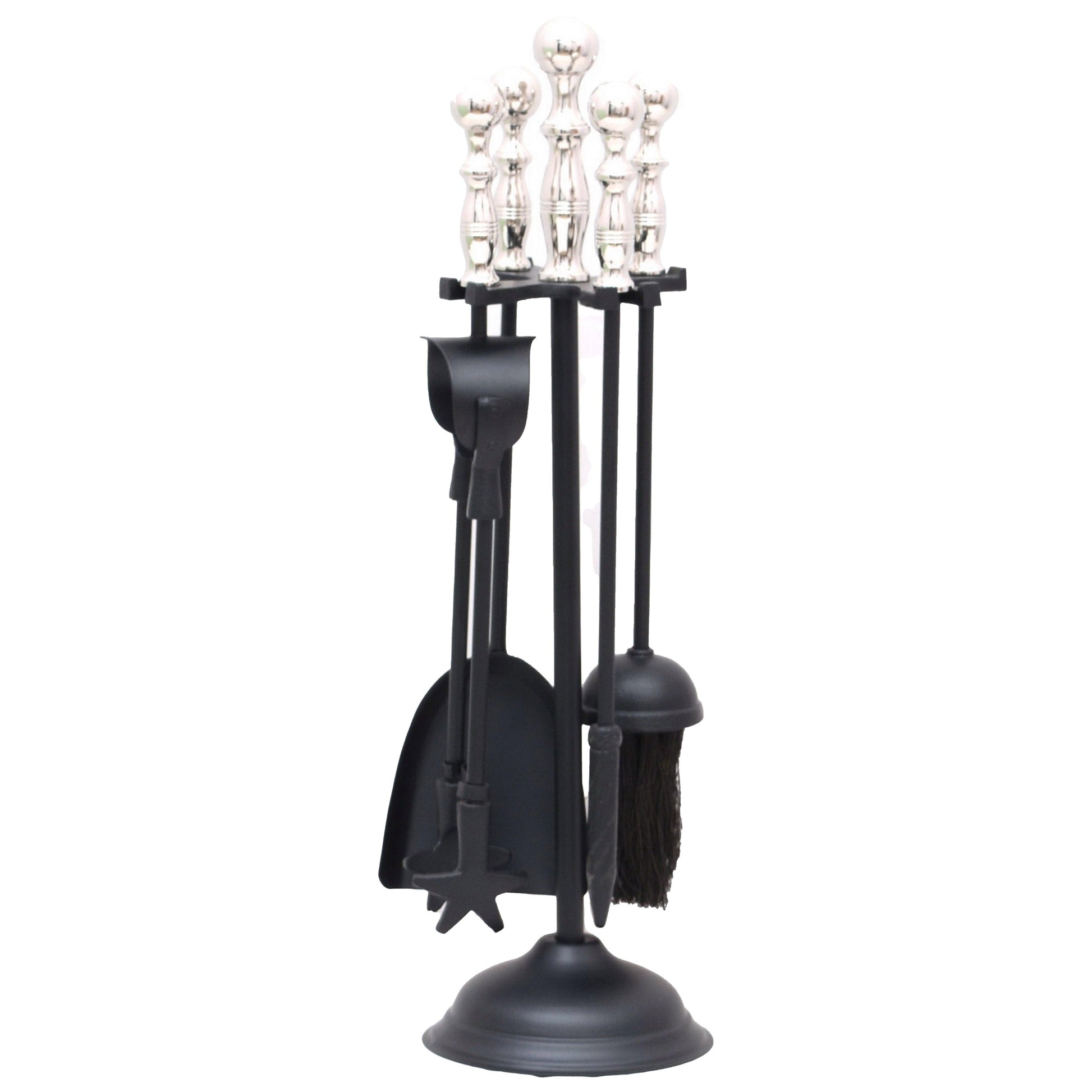 Chrome Handled Dutchess Companion Set - Eudemonia Home Goods