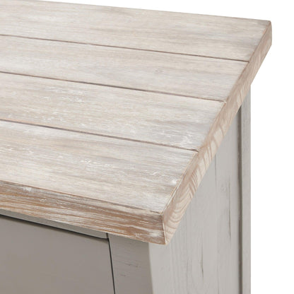 The Oxley Collection Three Drawer Bed Side - Eudemonia Home Goods