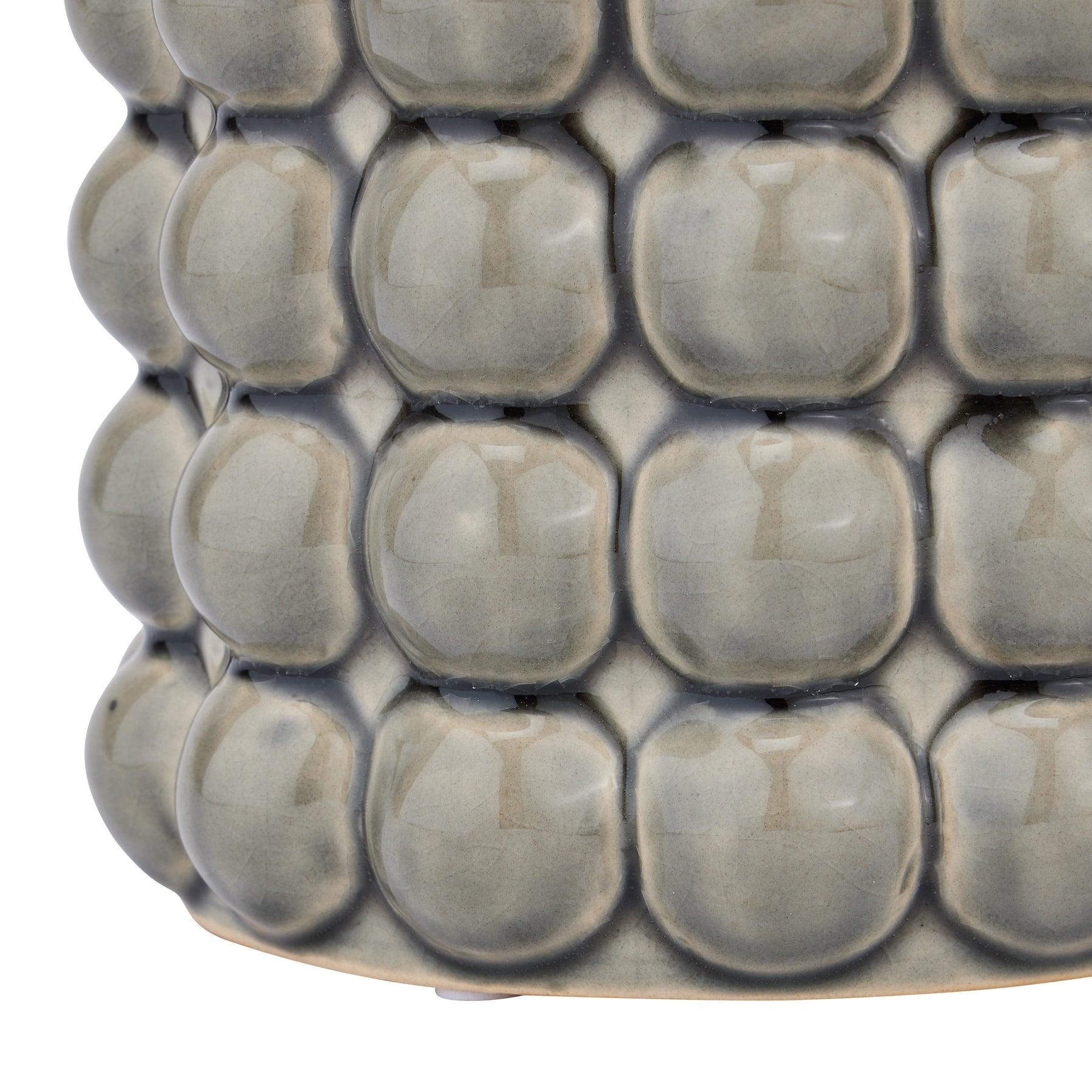 Seville Collection Grey Bubble Planter - Eudemonia Home Goods