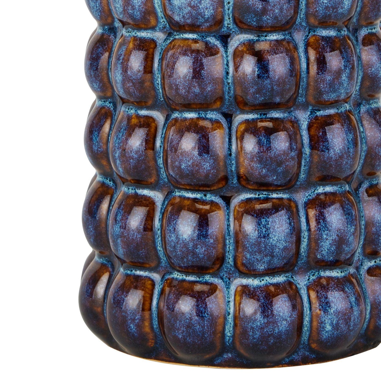 Seville Collection Indigo Bubble Vase - Eudemonia Home Goods