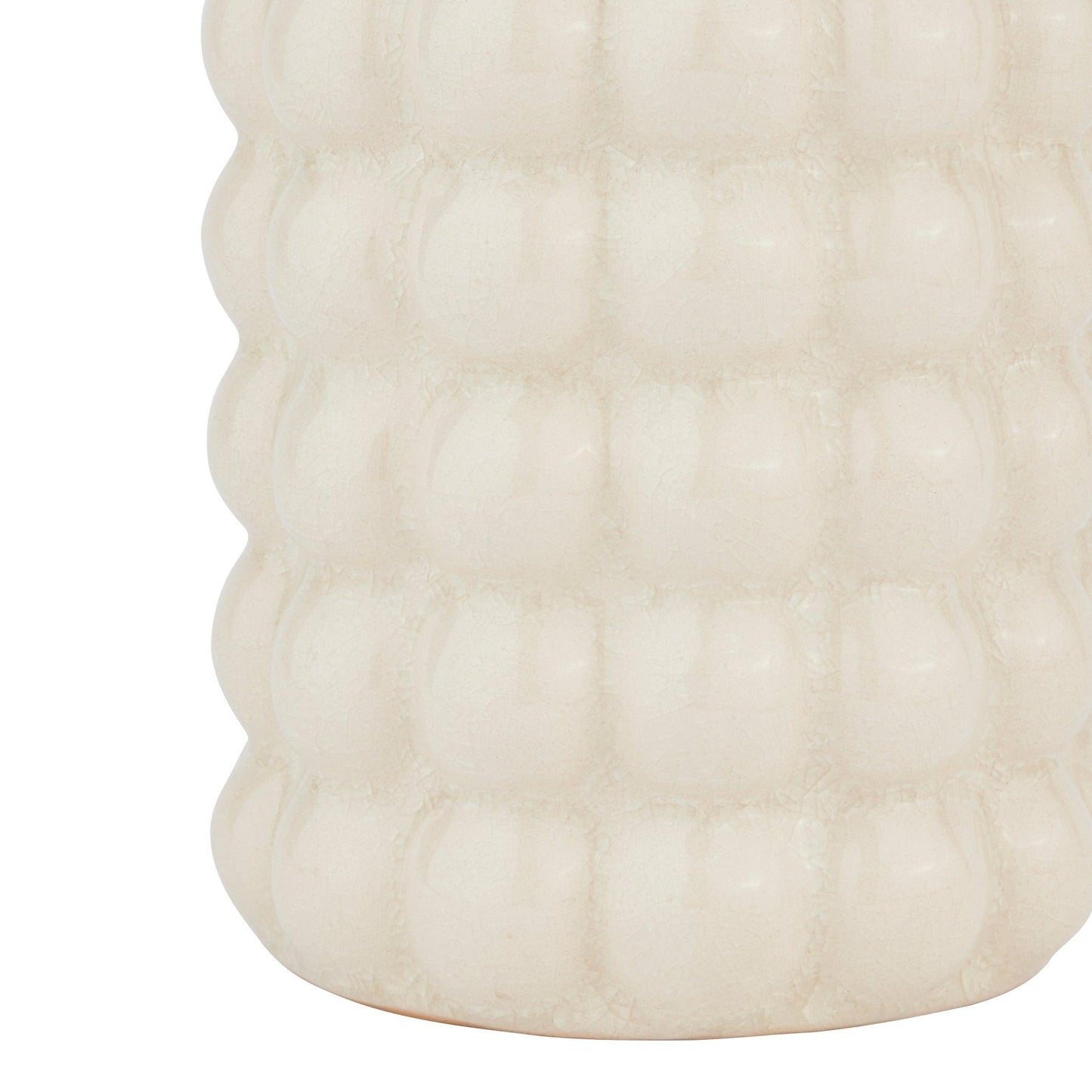 Seville Collection Cream Bubble Vase - Eudemonia Home Goods