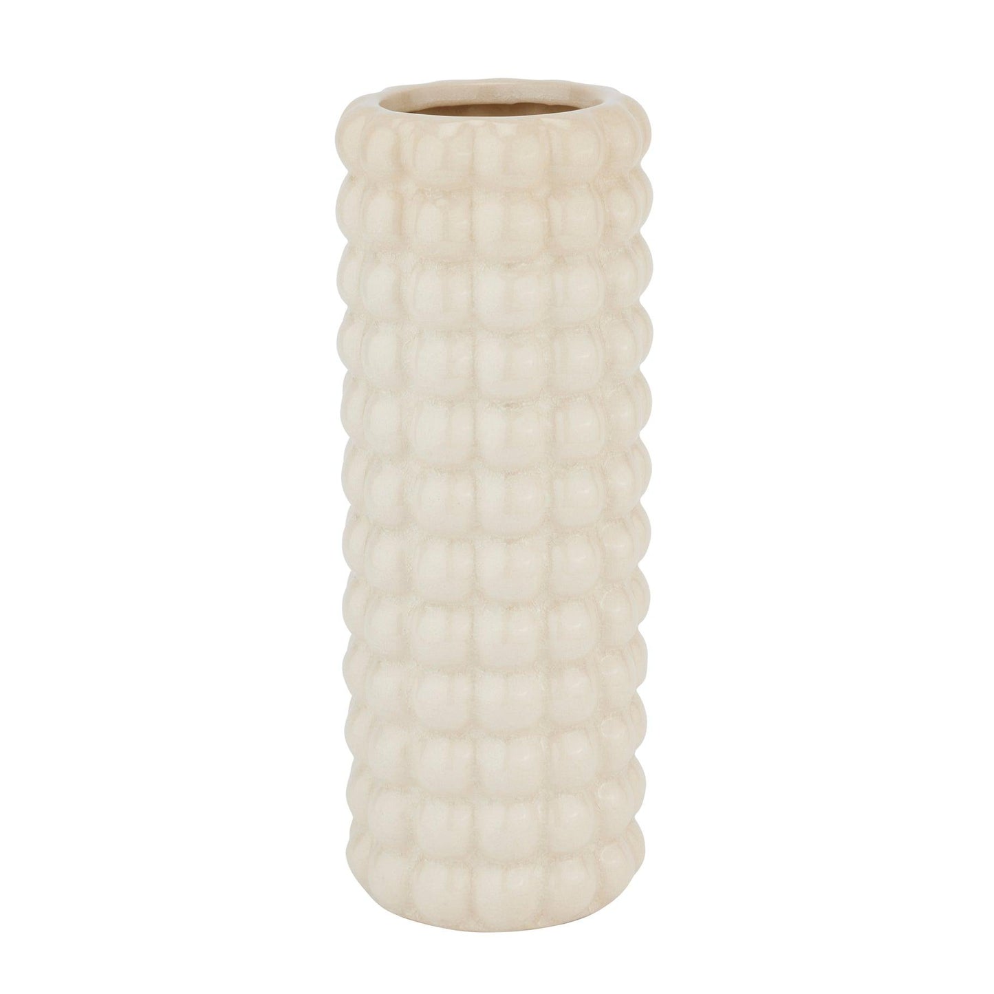 Seville Collection Cream Bubble Vase - Eudemonia Home Goods