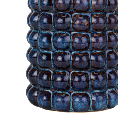 Seville Collection Indigo Bubble Umbrella Stand - Eudemonia Home Goods