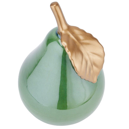 Large Ceramic Green Pear - Eudemonia Home Goods